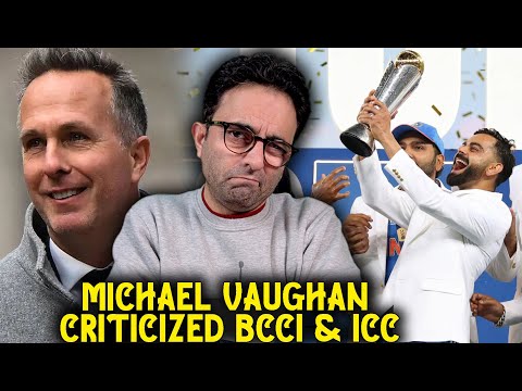 India is celebrating the Champions Trophy after defeating all injured; Vaughan criticizes BCCI & ICC