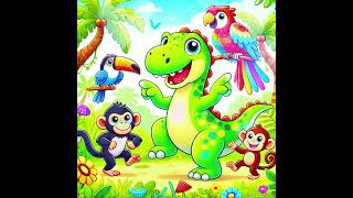 Relaxing Bedtime Songs - Dancing Dino Groove #lullaby #lullabyforbabies #lullabies #musicforkids