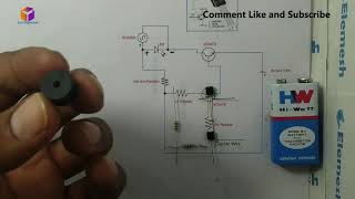 Touch Sensor With Buzzer Project