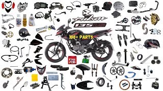 Pulsar 135 Spare Parts Price List | Bajaj Pulsar 135 LS ALL Spare Parts Name | Pulsar 135 Body Parts