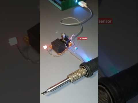 Soldering iron auto sleep switch - Electronics Projects #diy #invention #simple
