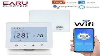 Smart RF Wireless Room Thermostat For Gas Boiler Heating Touch Screen Temperature Controll