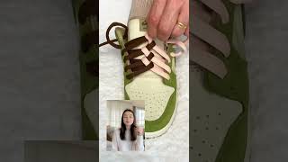 What the Dunk Nike SB #shoelacetying #nikeshoes #nikesb #nikesbdunk #nikesbdunklow #shoelaces
