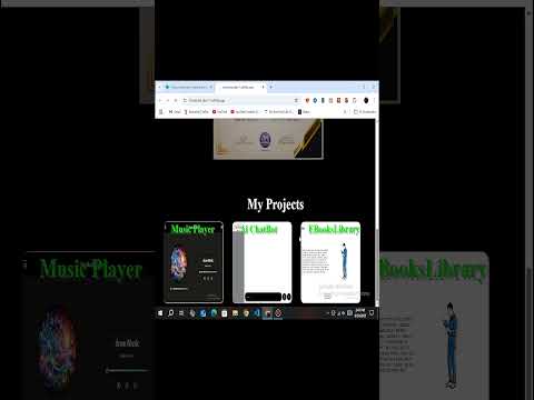 Updated My Portfolio website - Html Css And Javascript