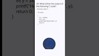 C Practice Question ❓ C Programming interview questions #codingtutorial
