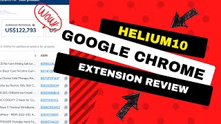 Helium10 Google Chrome Extension Review  - The Best Product Research Tool For Amazon FBA?