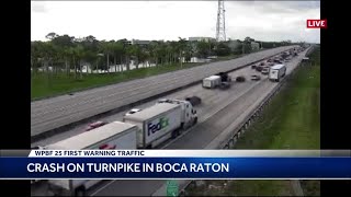 Deadly Crash in Boca Raton on Florida's Turnpike