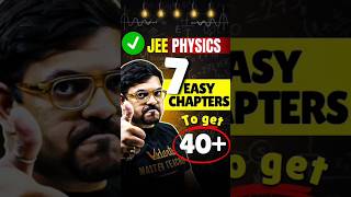 JEE Physics | 7 Easy Chapters to gaurantee 40+ Marks😍😍#jee #jee2025 #jeephysics #iit #iitjee