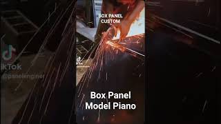 box panel model piano. #boxpanel #welding #custombox #diy #panellistrik #enclosurebox #electricalbox