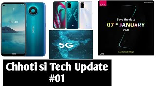 Chhoti si Tech Update #01 - Nokia Mobile, Lava Mobile, Micromax, 5G Launch in India | a tech tek