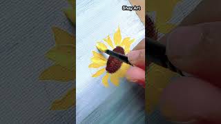 Beautiful Sunflower 🌻🌻🌻| Shay Art #shayart #shorts