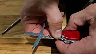 Quick Swiss Army Knife Scissor Spring Replacement
