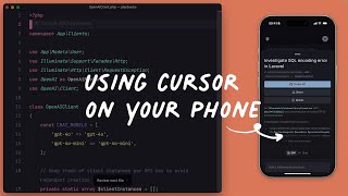 CURSOR ON YOUR PHONE (First look at the new web app!)