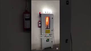 Distribution Board with Fire Suppression System #electrician #safety #distribution