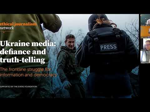'Ukraine media: defiance and truth-telling in the face of war' - EJN report launch, 10 July 2023