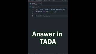Can you solve this? Python QUIZ #33 #pythonprogramming #python #pythonquestions #shortyoutube
