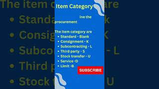 SAP MM Interview questions and answers Item category and Account assignment category in sap #shorts