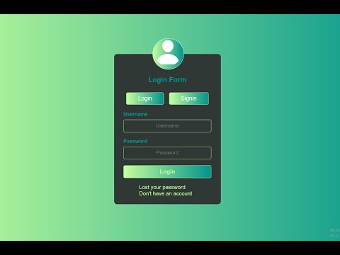 Creative Login Page | Using Only CSS And HTML | @Coding Zone BD