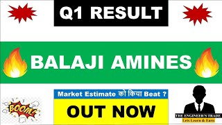 Balaji Amines Q1 Results 2026 | Balaji Amines Results Today | Balaji Amines Share Latest News 