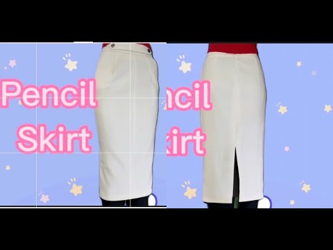 The pencil skirt is more beautiful, made from a pair of pants. Simple - Save money.
