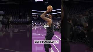 Why LeBron Shoots With The Wrong Hand #nba #basketball