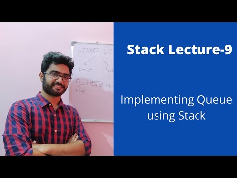 Stack Lecture-9 || Implementing queue using stack