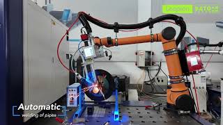 The Robot welding machine working details