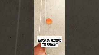 Truco de trompo "El puente" Trucos de trompos, trompos cometa, el Boomerang #trompos #trucosdetrompo