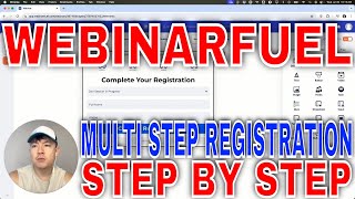 ✅ How To Create Multi Step WebinarFuel Registration Process 🔴