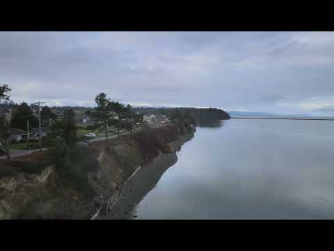 Flight near Dungeness, WA