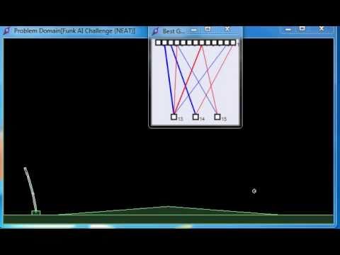 Evolving a straight-arm controller.