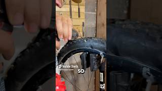 Bike Hacks Part 9: Tire Plug || #shorts #mtb #bicycle #bikehacks #biketools