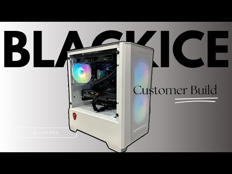 Building The Blackice Gaming PC | RX 6600 Eagle, Ryzen 5, CiT Lvl 2 White Case