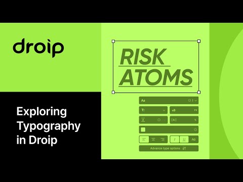 Exploring Typography in Droip: Design a Stunning Hero Section!