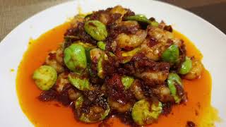 sambal petai prawns