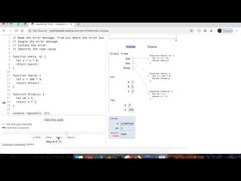 Problem Solving Track - Debugging - Part 4