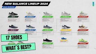 New Balance Running shoes lineup Scheme and Explanation 2024