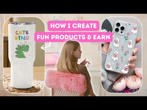 How to Start a Small Business Online With FUN Products 🌟|  Built a Print on Demand Brand From Home