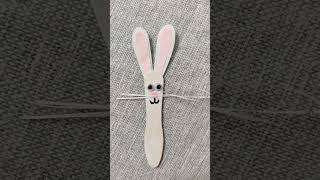 Bunny #viralvideo #easycraft #toymaking #kidsactivities #shorts #bunny #googlyeyes #bestoutofwaste