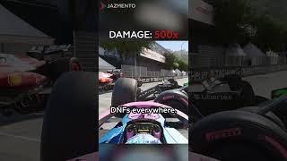 More ways I've BROKEN the F1 games... #f1 #automobile #motorsport