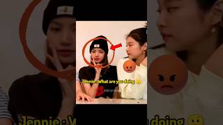 Jennie jealous of Lisa 😛🙄 #blackpink #jennie #lisa #rosé #jisoo #youtubeshorts #100kview #viralvideo