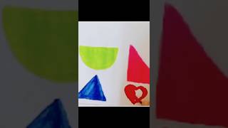 How To Draw Shapes For Kids #shortvideo
