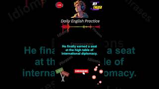 Discover a New English Idiom! 💬 #HighTable #idioms #learnenglish