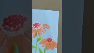 easy flowers making #posterart #viral #easy