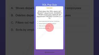SQL Question 13