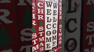 🎄Outdoor decor🎄 #outdoordecor #christmas #christmasaesthetic #hobbylobby #yarddecor