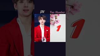 BTS member's favourite Number's 💜Comment your favourite number😍#kpopedit #jk #jimin #rm #jin #jhope