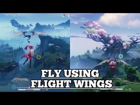 Fly Using Flight Wings - Wuthering Waves