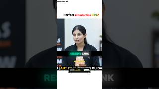 Introduce yourself like this✅💯🌟-Srishti Dabas #upsc#shorts#motivation#upscinterview#viralvideo