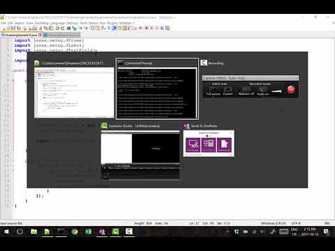 Intro to GUIs in Java - creating a frame